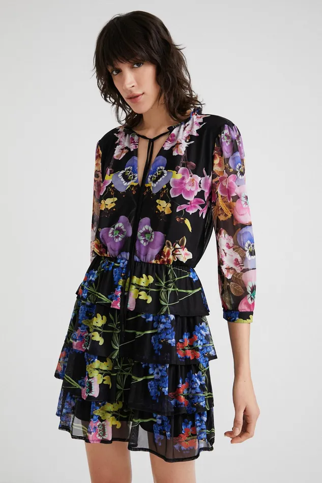 Desigual M Christian Lacroix Orchid Dress Women Dresses