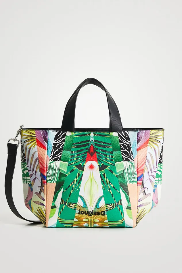 Desigual Medium Print Shopper Women Shopper and Tote Bags