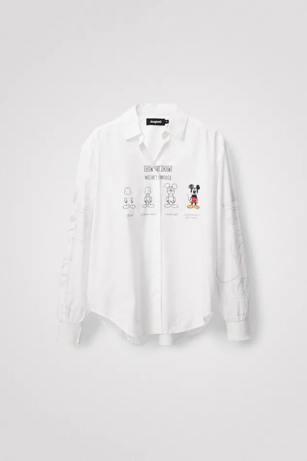 Desigual Mickey Mouse Shirt Women Tops and Shirts