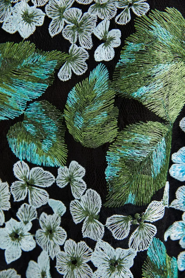 Desigual Oversized Flower Sweatshirt Women Sportswear