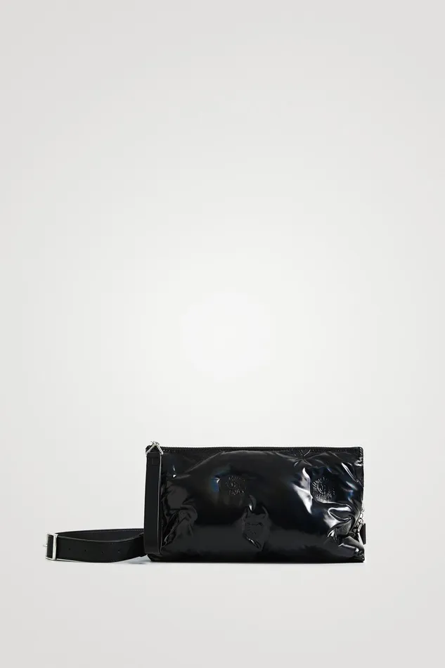 Desigual Padded Sling Bag Vinyl Women Crossbody Bags