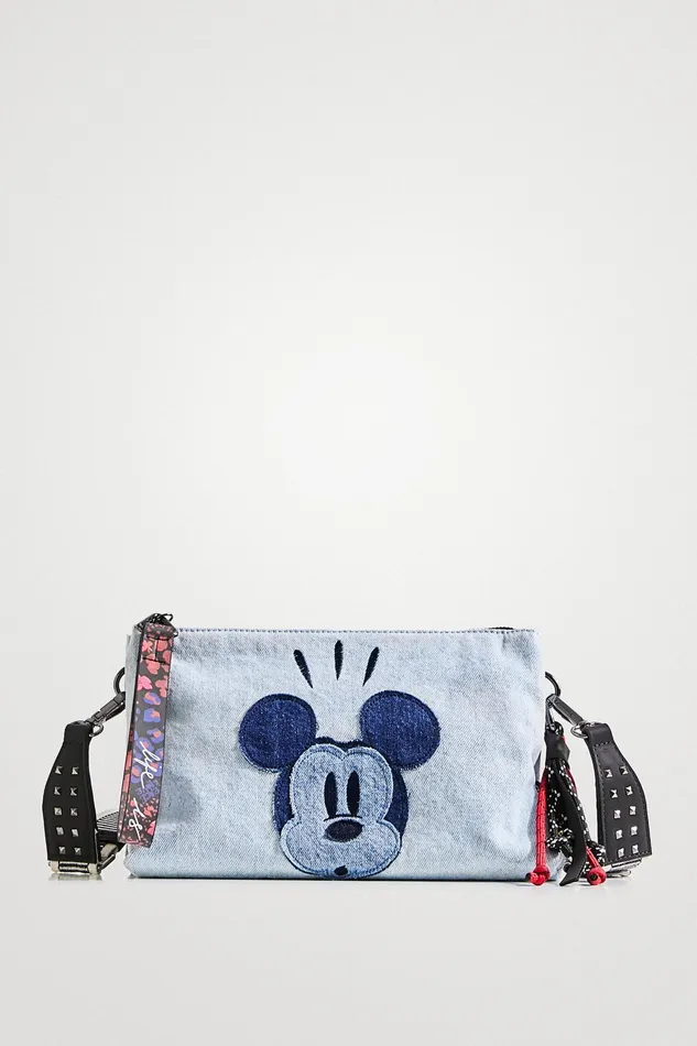 Desigual Patchwork Mickey Mouse Sling Women Crossbody Bags