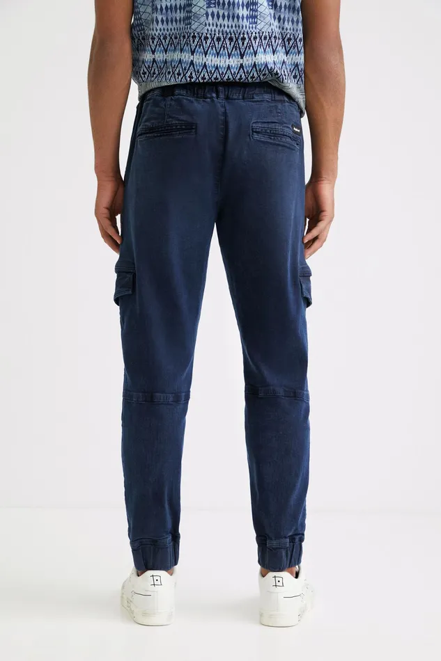Desigual Pocket Joggers Mens Jeans and Pants