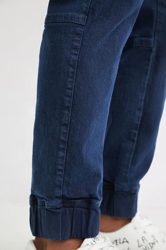 Desigual Pocket Joggers Mens Jeans and Pants