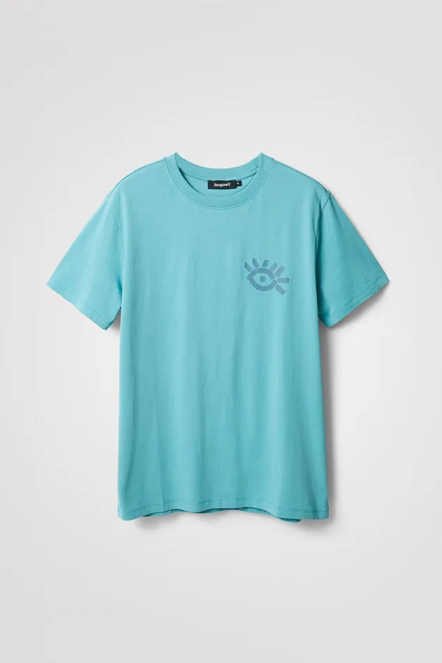 Desigual Shortsleeve Eye Tshirt Mens Tshirt and Polos