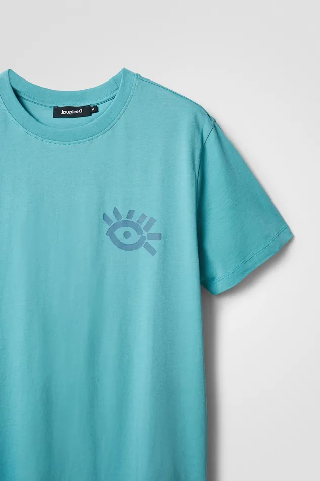 Desigual Shortsleeve Eye Tshirt Mens Tshirt and Polos