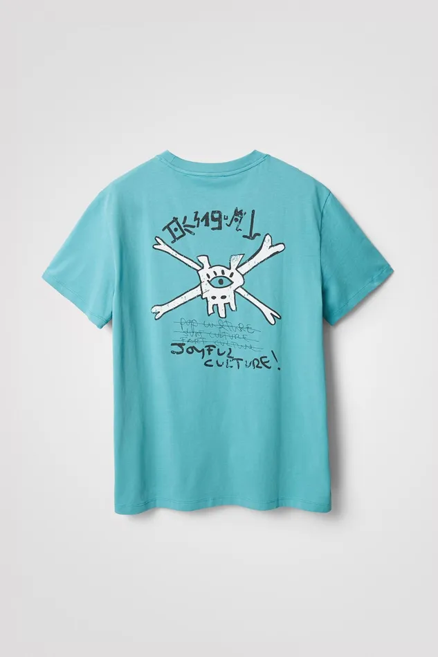 Desigual Shortsleeve Eye Tshirt Mens Tshirt and Polos
