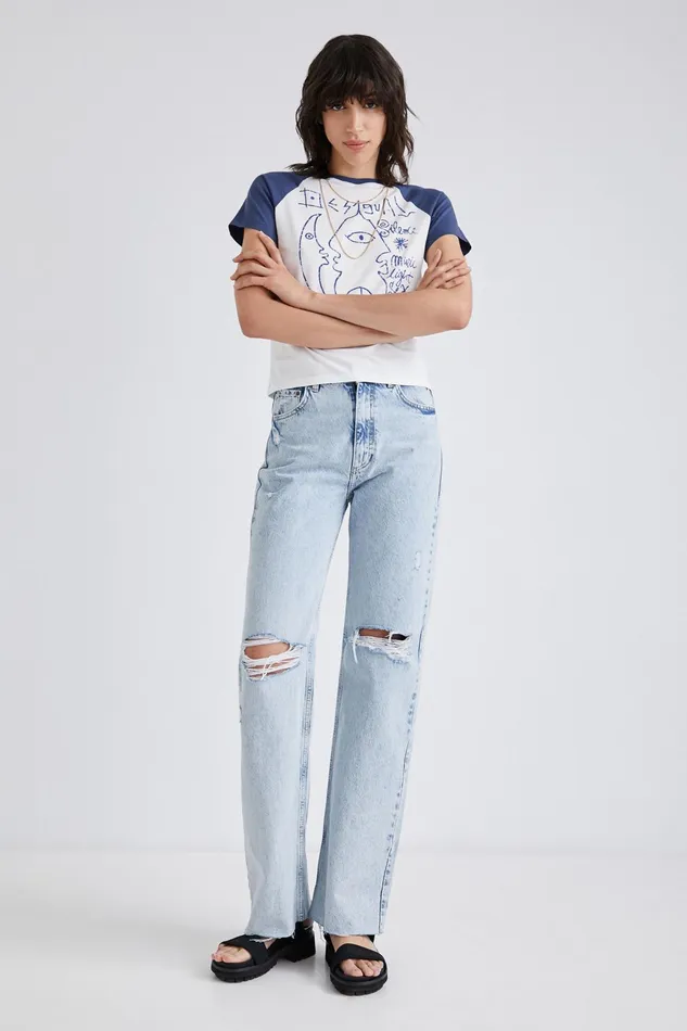 Desigual Shortsleeve Faces Tshirt Women Tshirts