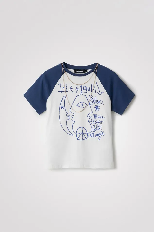 Desigual Shortsleeve Faces Tshirt Women Tshirts