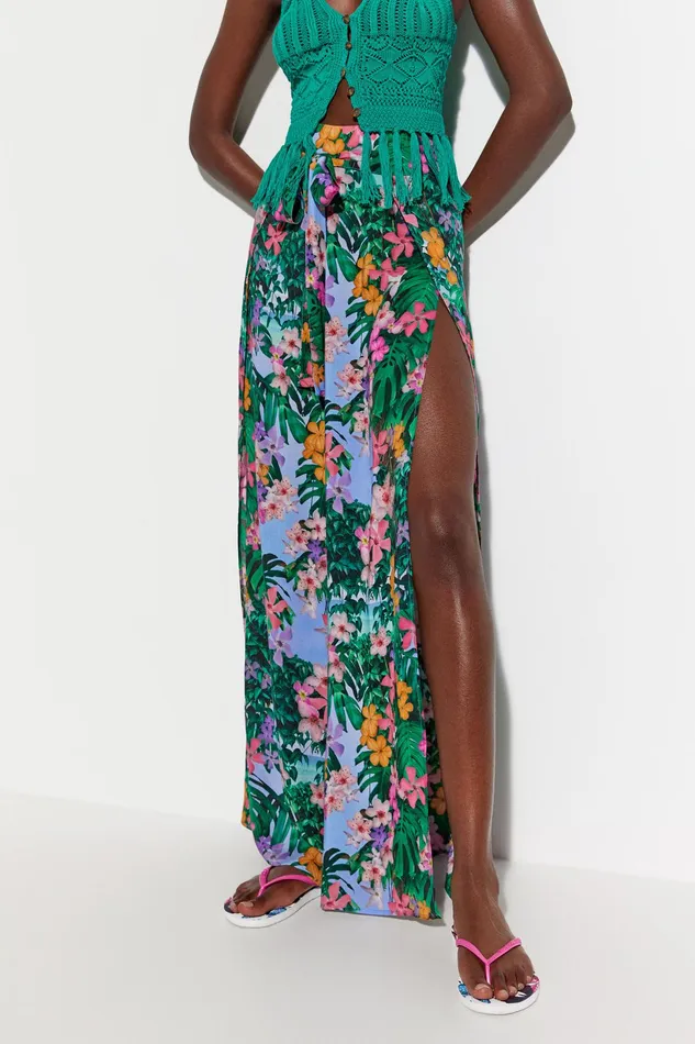 Desigual Slit Culottes Women Pants and Leggings