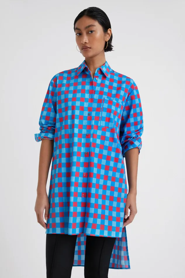 Desigual Stella Jean Oversize Shirt Women Tops and Shirts