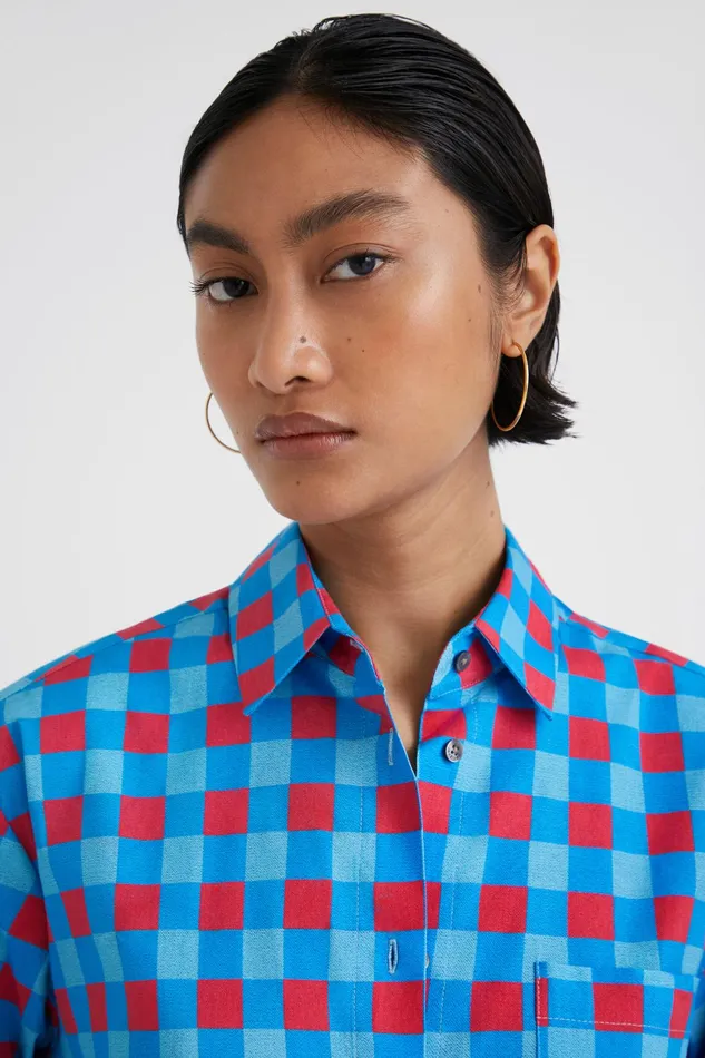 Desigual Stella Jean Oversize Shirt Women Tops and Shirts