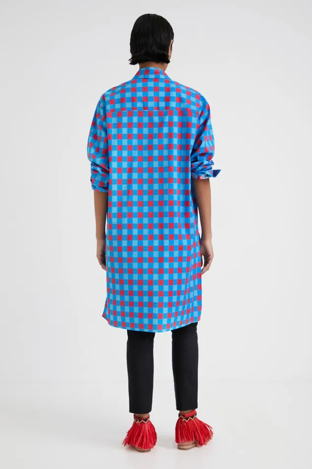 Desigual Stella Jean Oversize Shirt Women Tops and Shirts