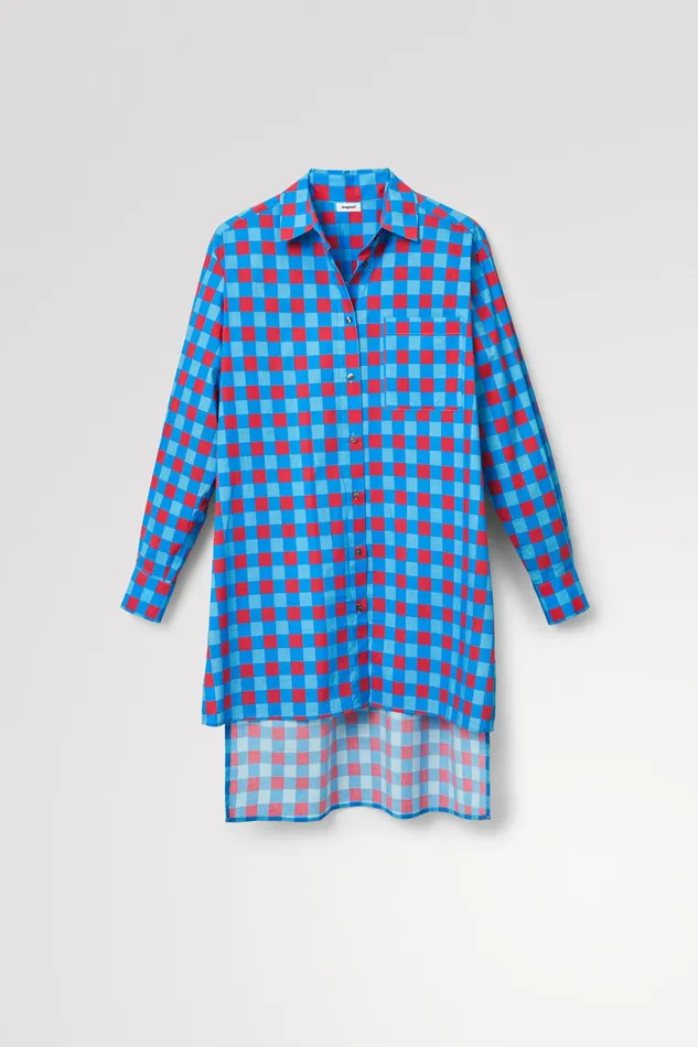 Desigual Stella Jean Oversize Shirt Women Tops and Shirts