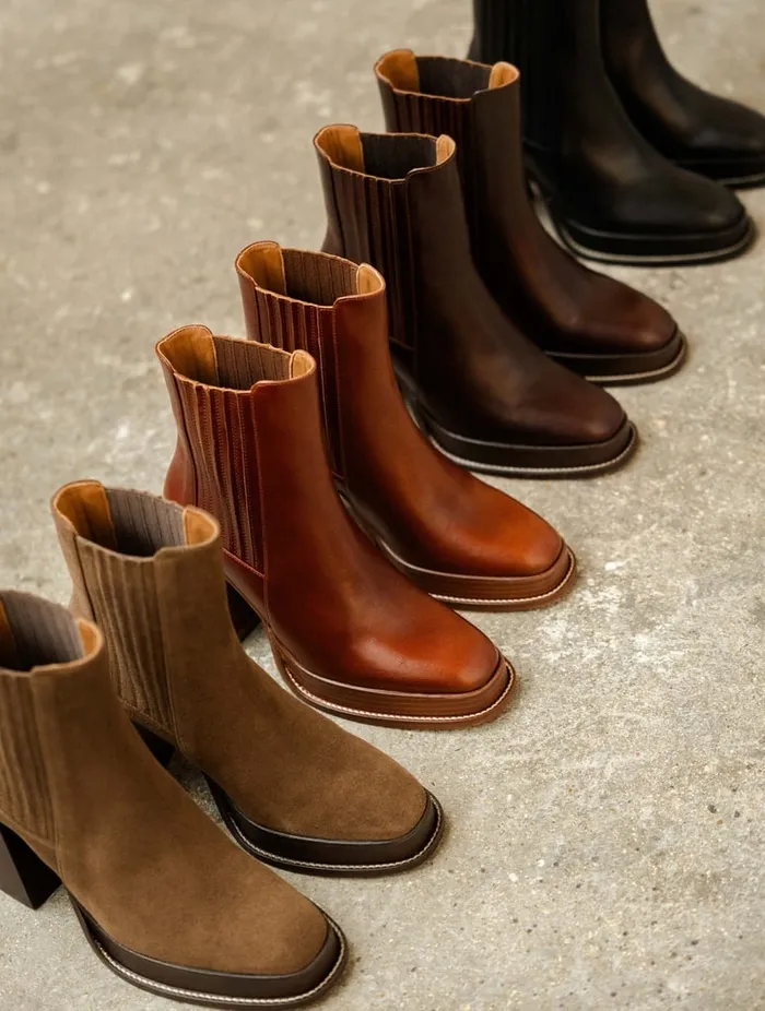 Deva Chestnut Women Bobbies Ankle Boots