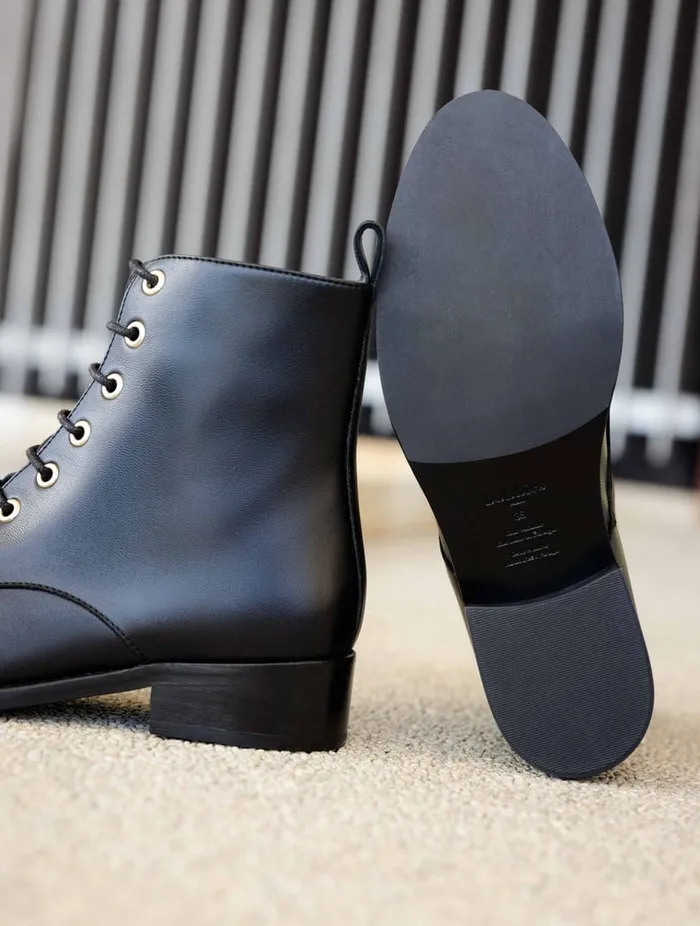 Doria Passion Black Women Bobbies Ankle Boots Doria Passion Black Women Bobbies Ankle Boots