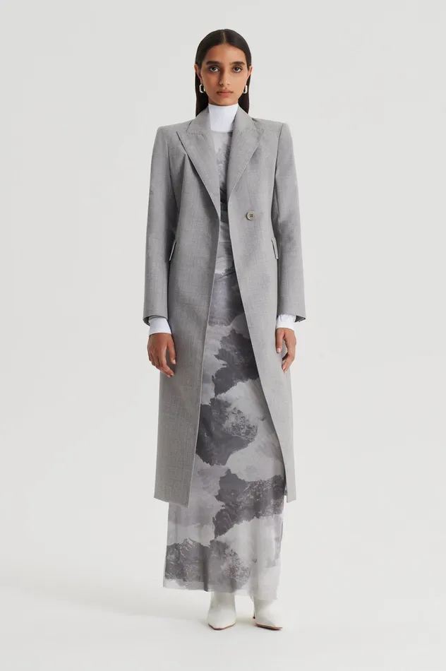 Dresses Women MESH CLOUD PRINT DRESS GREY Scanlan Theodore