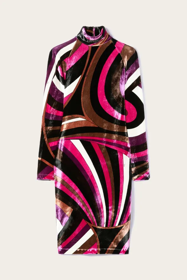 Dresses Women PUCCI IridePrint Velvet Dress