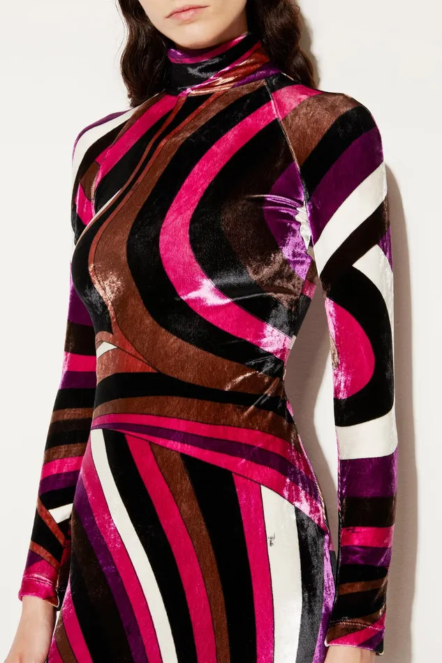 Dresses Women PUCCI IridePrint Velvet Dress
