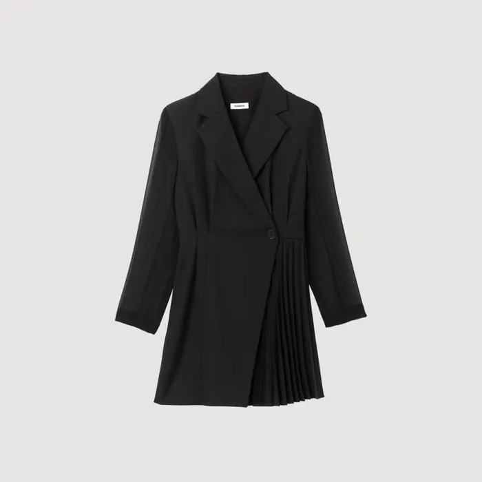 Dresses Women SANDRO Wraparound Dress Black