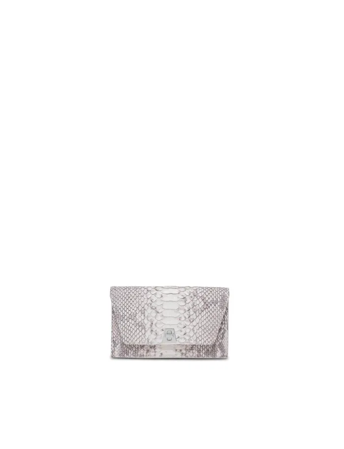 Envelope In Python Nubuck Leather Rock Women Akris Shoulder Bags