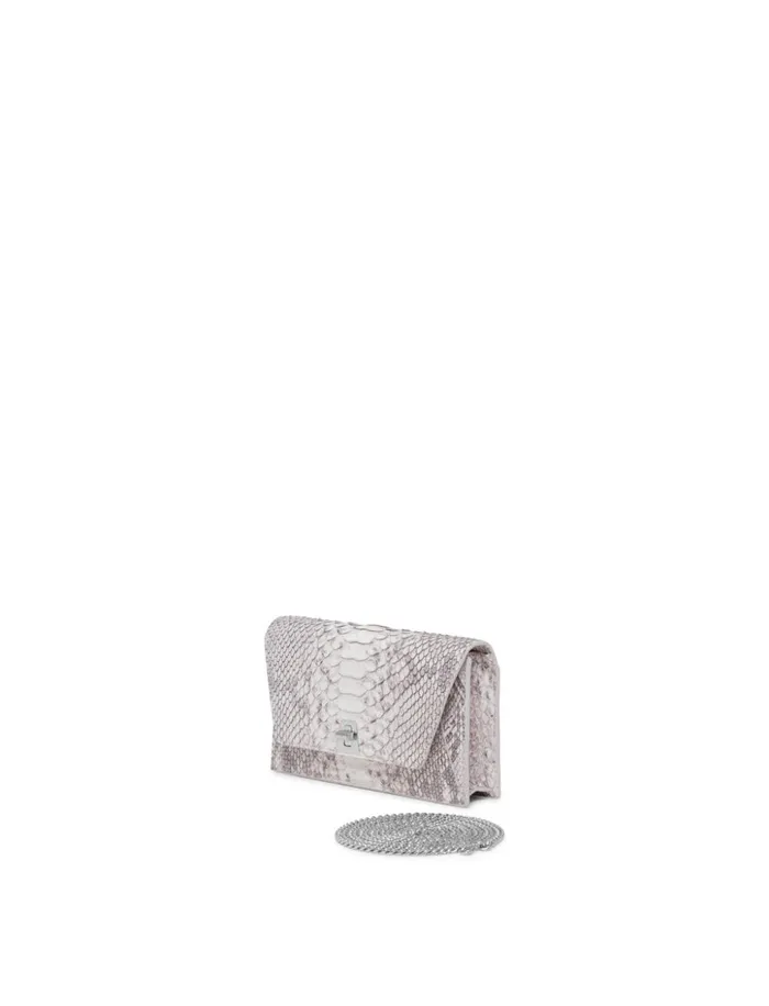 Envelope In Python Nubuck Leather Rock Women Akris Shoulder Bags