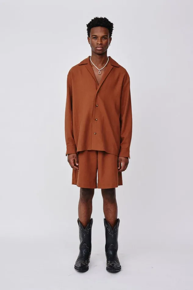 Enzo 8211 Friar Brown Men Won Hundred Shirts