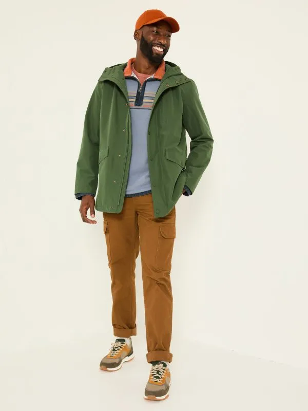 Fat Face Coats and Jackets Men Dark Green Westbay Raincoat