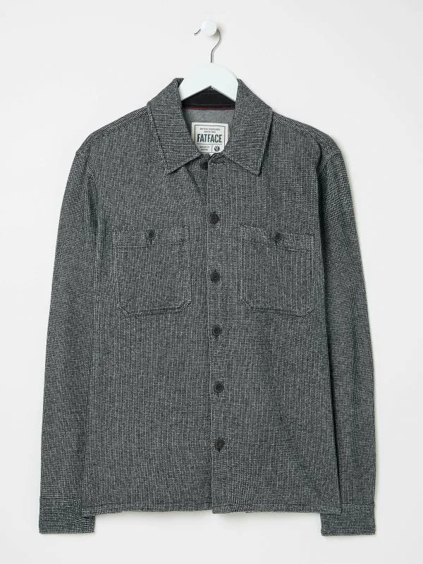 Fat Face Coats and Jackets Men Dark Grey Long Sleeve Blyth Plain 100 Cotton Shirt Fat Face Coats and Jackets Men Dark Grey Long Sleeve Blyth Plain 100 Cotton Shirt