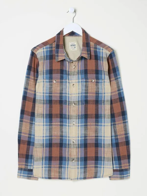 Fat Face Coats and Jackets Men Multi Long Sleeve Hythe Check 100 Cotton Shirt Fat Face Coats and Jackets Men Multi Long Sleeve Hythe Check 100 Cotton Shirt