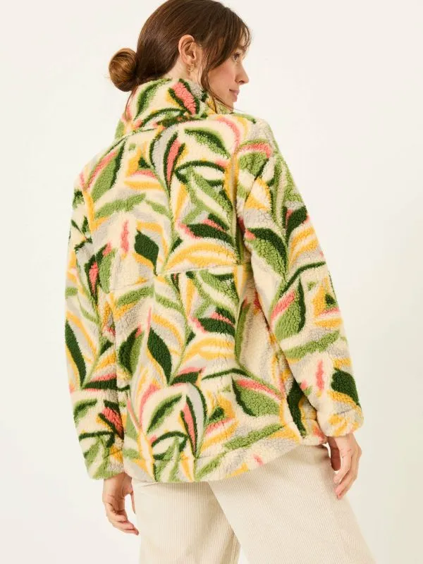 Fat Face Coats and Jackets Women Natural Fleece Jacket