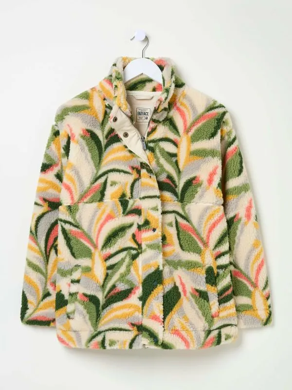 Fat Face Coats and Jackets Women Natural Fleece Jacket
