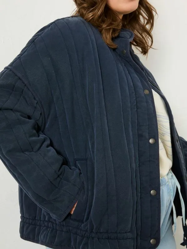 Fat Face Coats and Jackets Women Navy Mabel Quilted Jacket