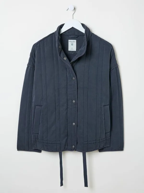 Fat Face Coats and Jackets Women Navy Mabel Quilted Jacket