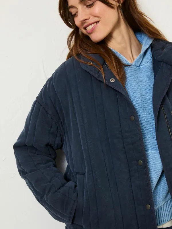 Fat Face Coats and Jackets Women Navy Mabel Quilted Jacket