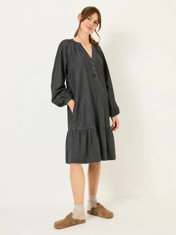 Fat Face Dresses Women Washed Black Evi Dress
