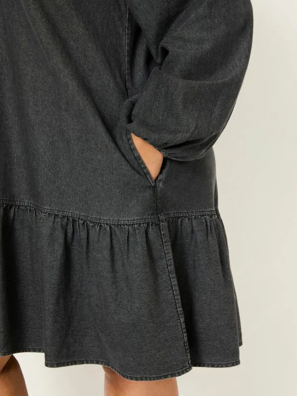Fat Face Dresses Women Washed Black Evi Dress