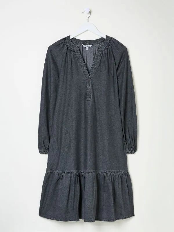 Fat Face Dresses Women Washed Black Evi Dress