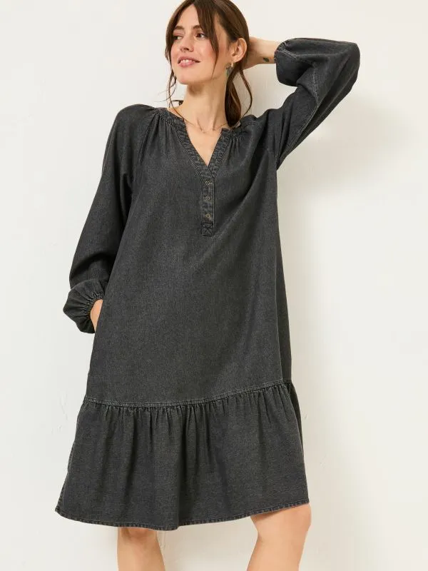 Fat Face Dresses Women Washed Black Evi Dress