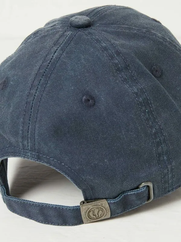 Fat Face Hats Women Blue Embroidered Sun Cap