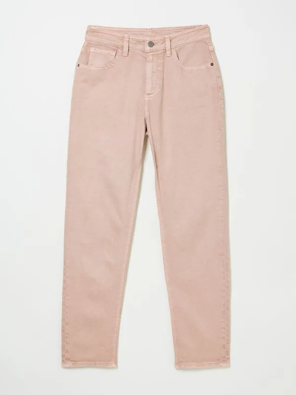 Fat Face Jeans Women Ludlow Pink Boyfriend Jeans