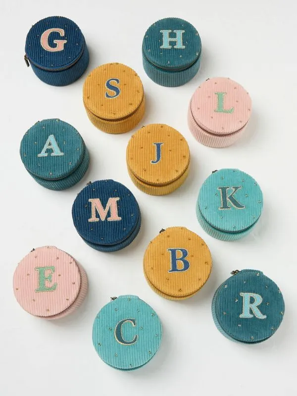 Fat Face Jewellery Women Multicolour Alphabet Jewellery Box