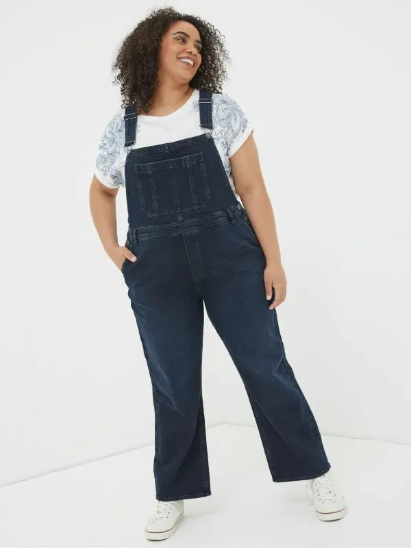 Fat Face Jumpsuits and Playsuits Women Blue Banbury Dungarees