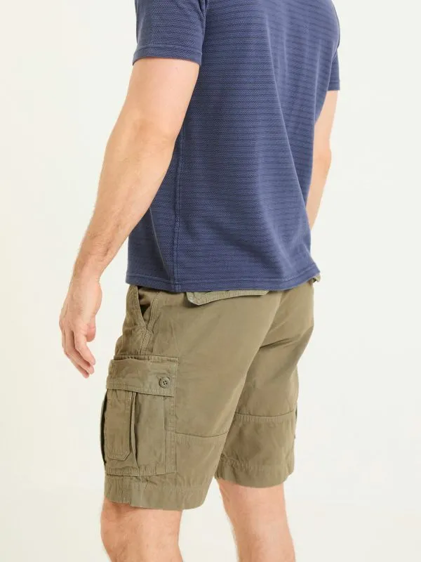 Fat Face Shorts Men Breakyard Khaki Green Cargo Shorts