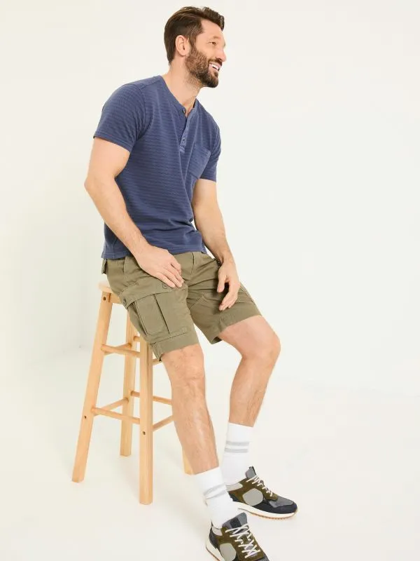 Fat Face Shorts Men Breakyard Khaki Green Cargo Shorts