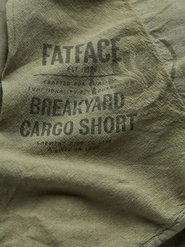 Fat Face Shorts Men Breakyard Khaki Green Cargo Shorts