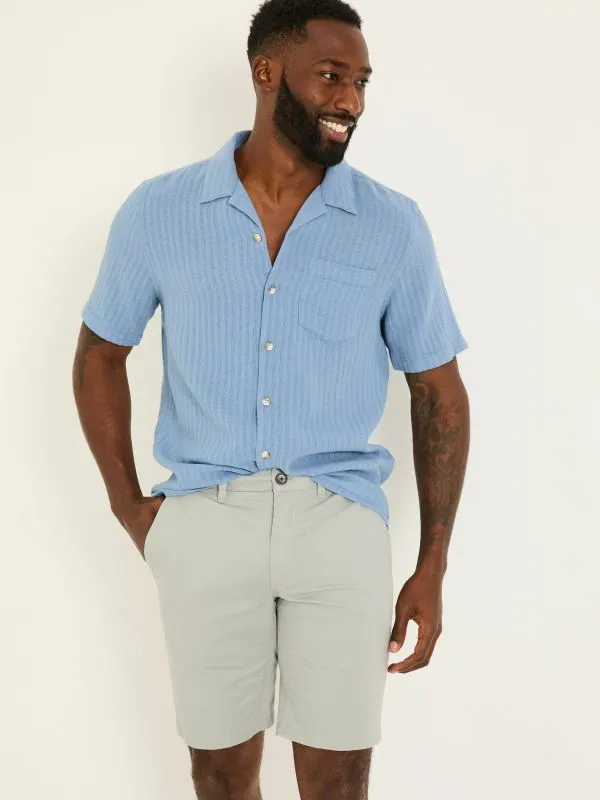 Fat Face Shorts Men Light Grey Mawes Chino Shorts
