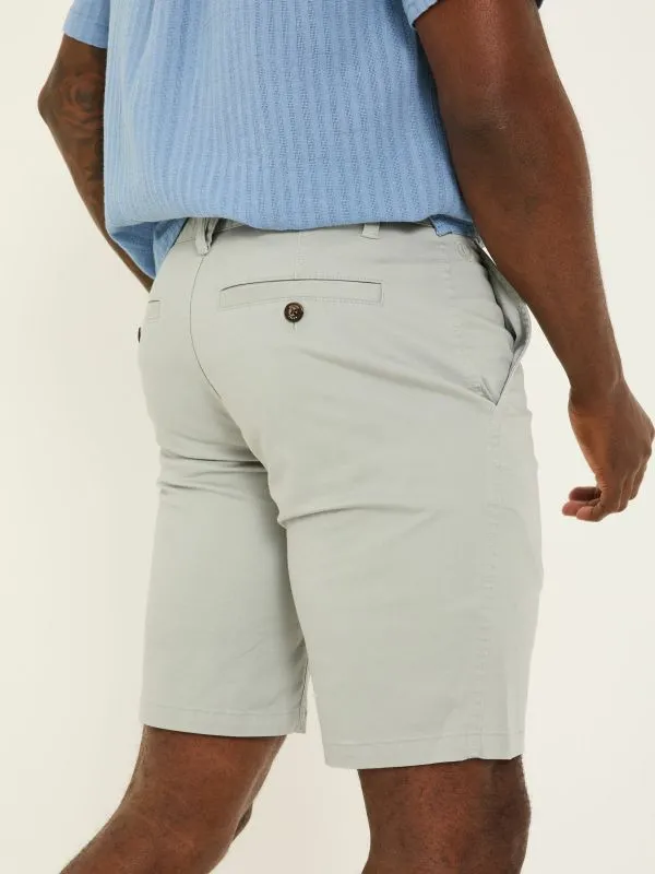 Fat Face Shorts Men Light Grey Mawes Chino Shorts