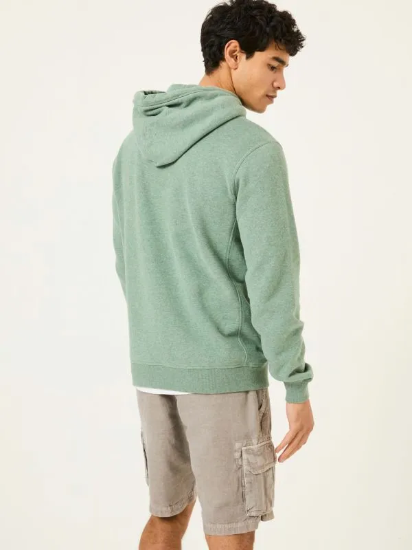 Fat Face Sweatshirts and Hoodies Men Brooke Light Teal Overhead Hoody