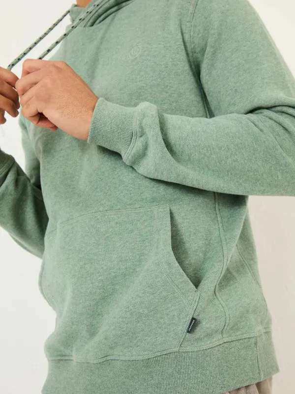 Fat Face Sweatshirts and Hoodies Men Brooke Light Teal Overhead Hoody